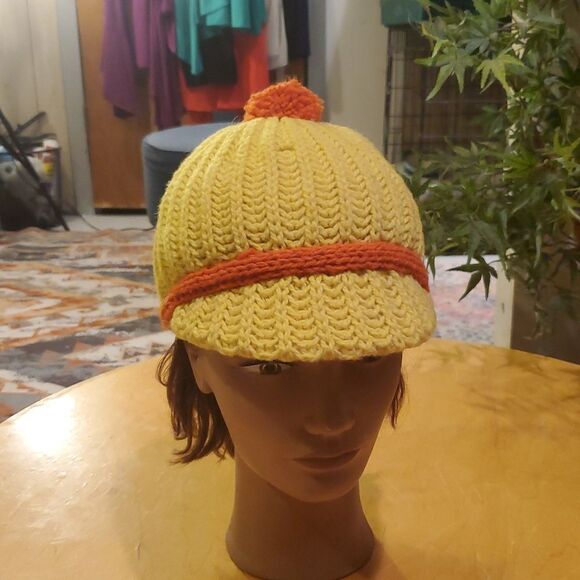 Vintage crochet brim style beret hat - Picture 1 of 8